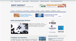 Desktop Screenshot of expat-contact.com